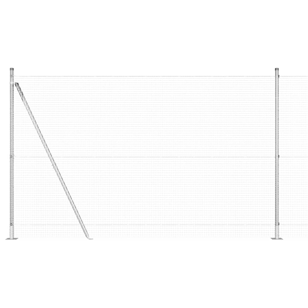 Zavareno žičano ogradno mreža s betonskom podlogom 50 x 1,5 m