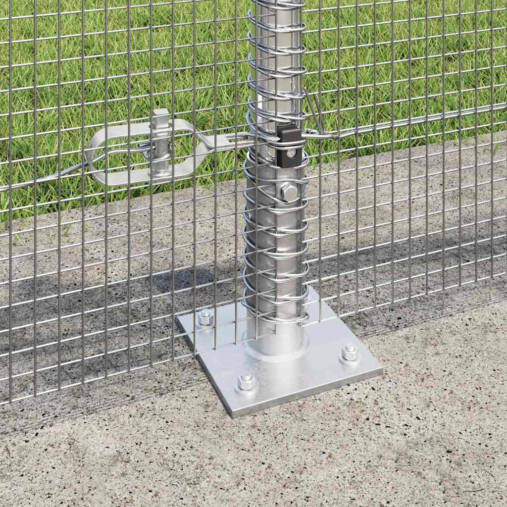 Zavareno žičano ogradno mreža s betonskom podlogom 100 x 0,4 m