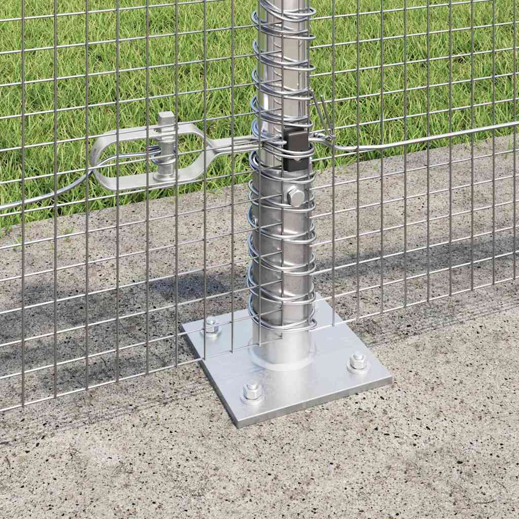 Zavareno žičano ogradno mreža s betonskom podlogom 100 x 0,4 m
