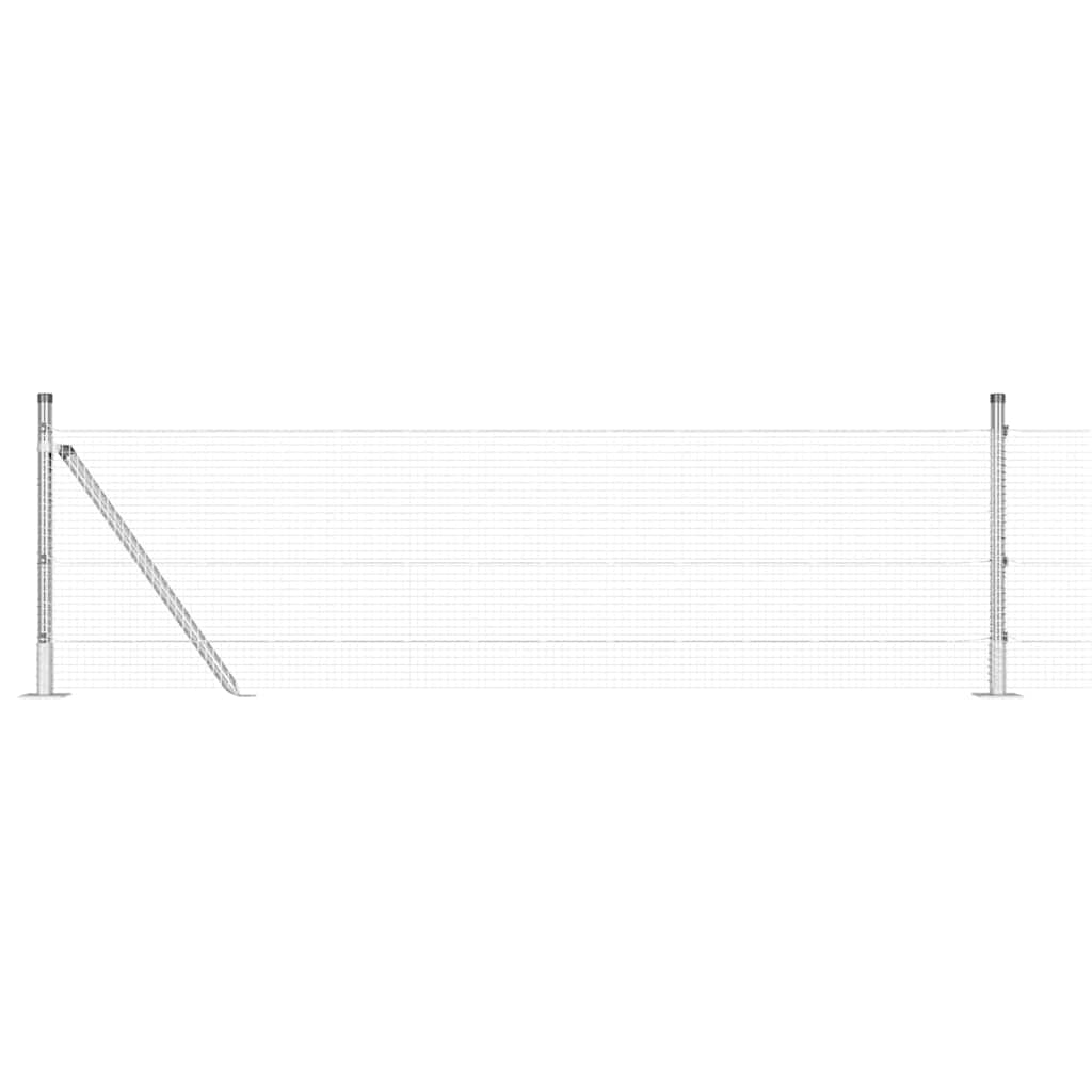 Zavareno žičano ogradno mreža s betonskom podlogom 100 x 0,4 m
