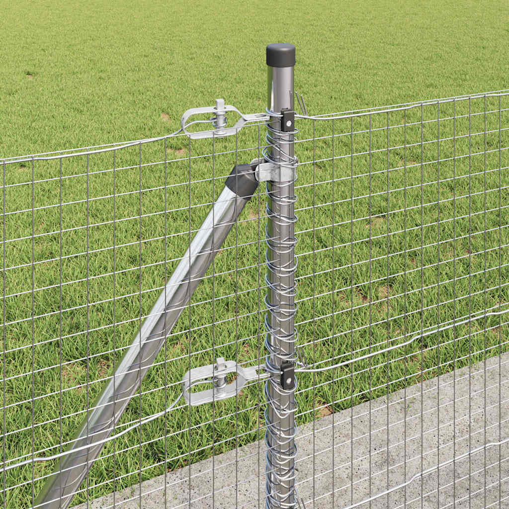 Zavareno žičano ogradno mreža s betonskom podlogom 100 x 0,4 m