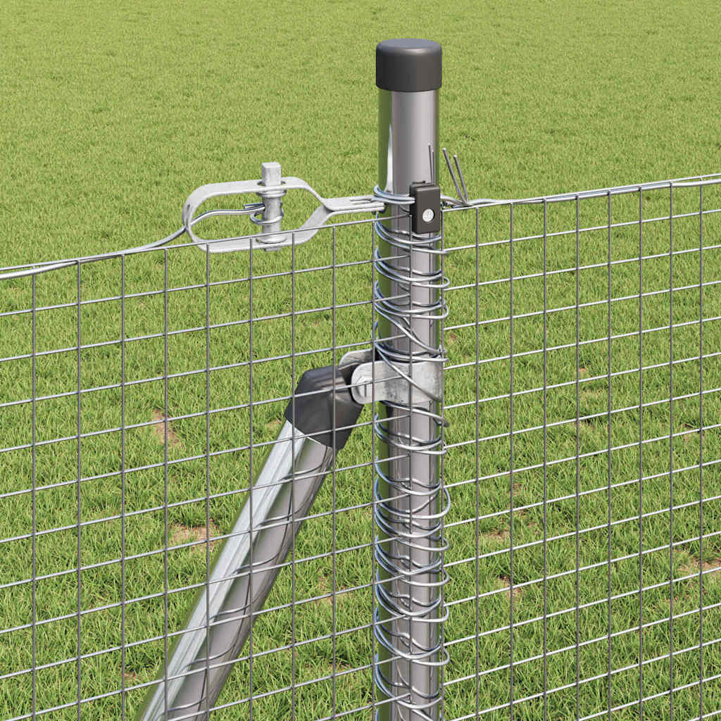 Zavareno žičano ogradno mreža s betonskom podlogom 100 x 0,8 m