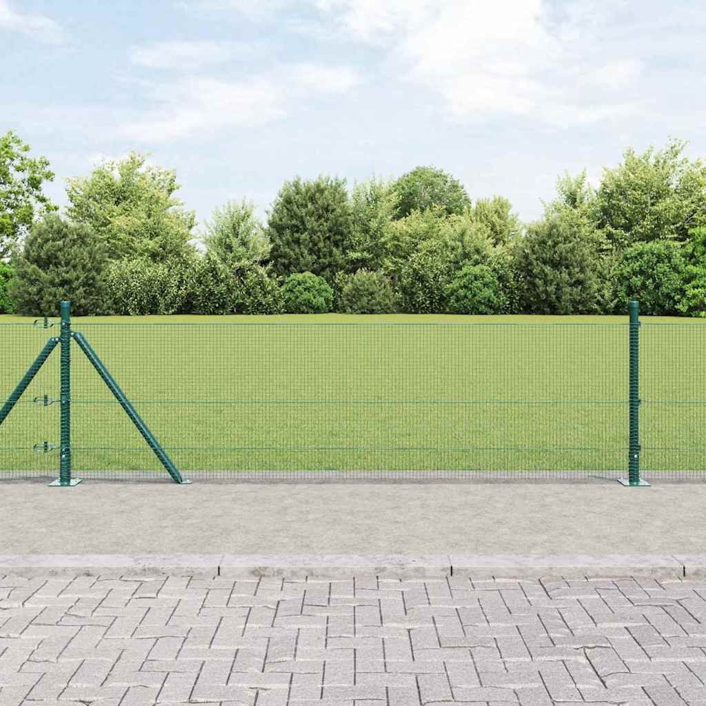 Zavareno žičano ogradno mreža s betonskom podlogom 10 x 0,4 m