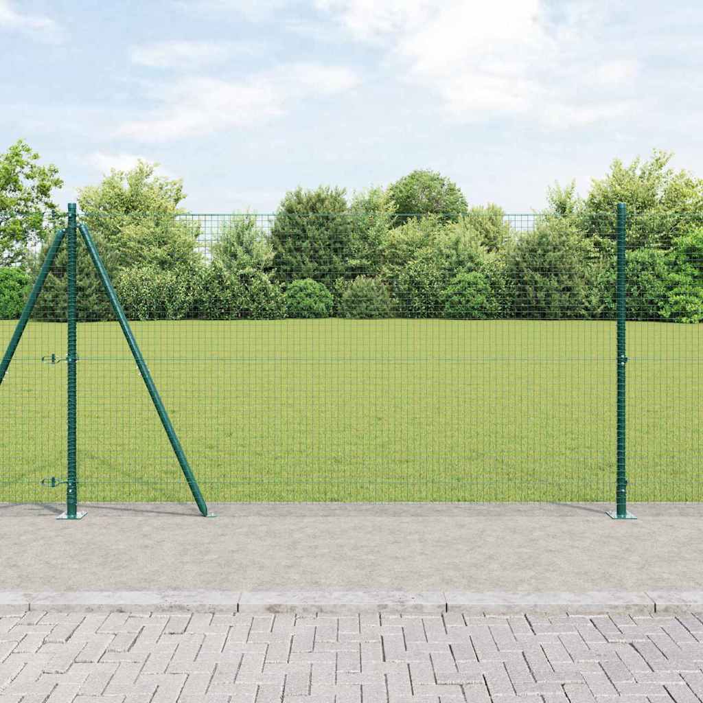 Zavareno žičano ogradno mreža s betonskom podlogom 10 x 1,2 m