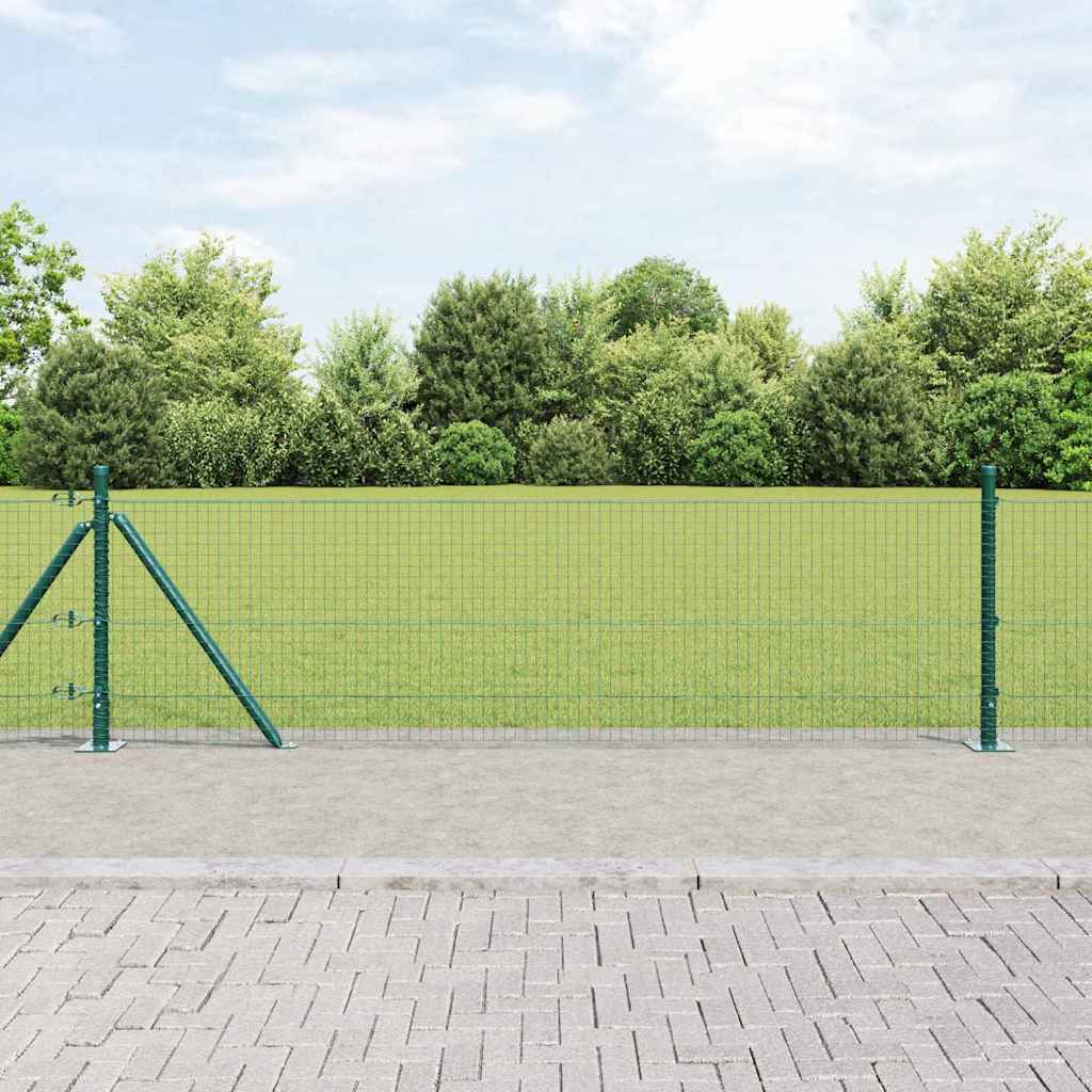 Zavareno žičano ogradno mreža s betonskom podlogom 25 x 0,4 m