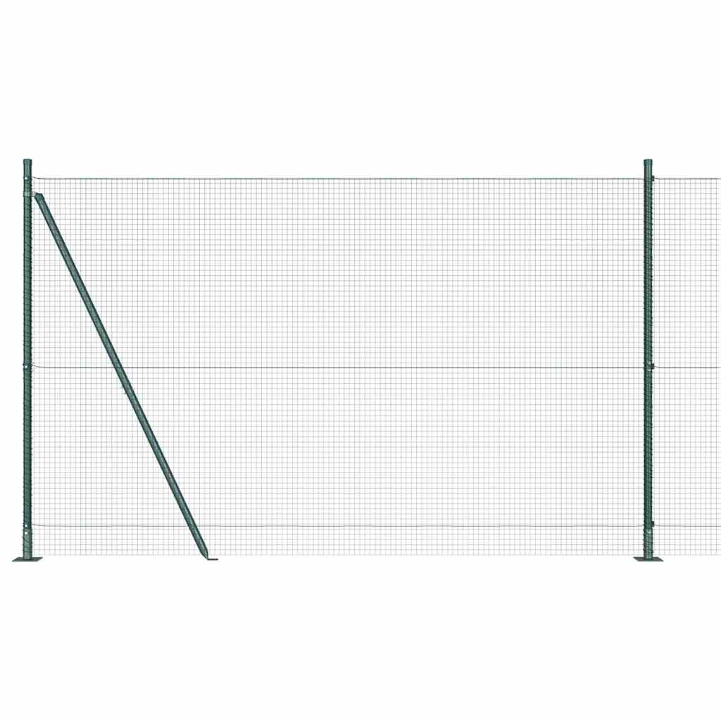 Zavareno žičano ogradno mreža s betonskom podlogom 25 x 1,4 m