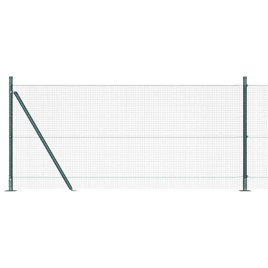 Zavareno žičano ogradno mreža s betonskom podlogom 50 x 0,8 m