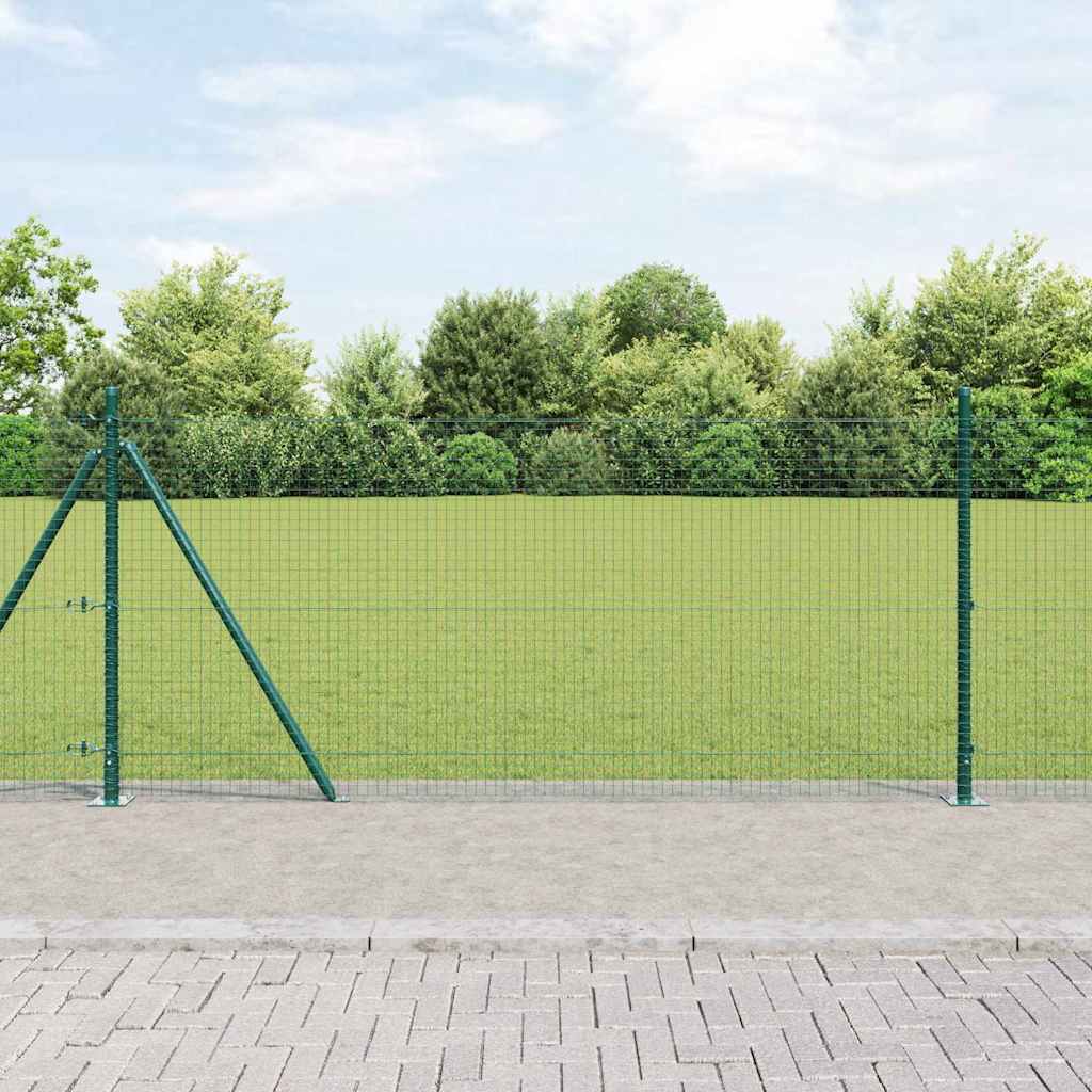Zavareno žičano ogradno mreža s betonskom podlogom 50 x 1 m