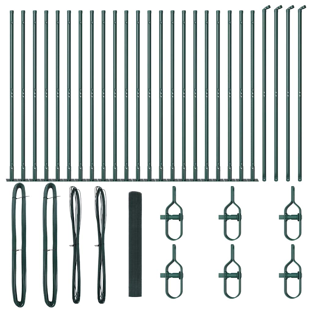 Zavareno žičano ogradno mreža s betonskom podlogom 50 x 1,2 m