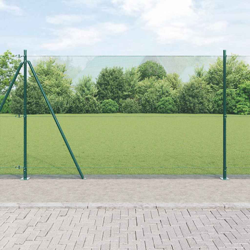 Zavareno žičano ogradno mreža s betonskom podlogom 50 x 1,4 m