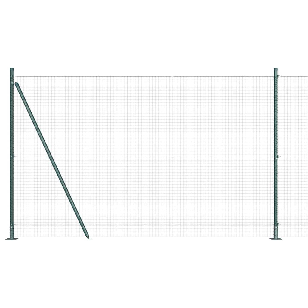Zavareno žičano ogradno mreža s betonskom podlogom 50 x 1,4 m
