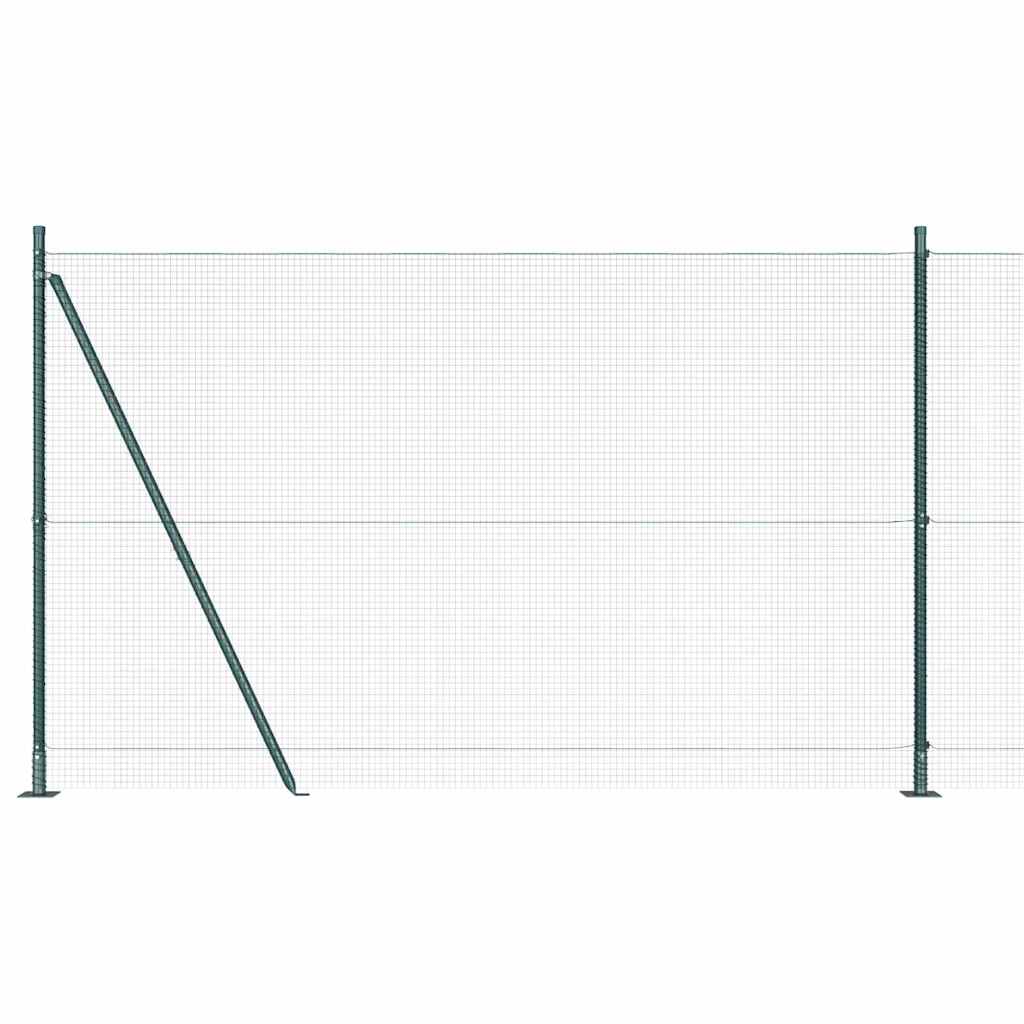 Zavareno žičano ogradno mreža s betonskom podlogom 50 x 1,5 m