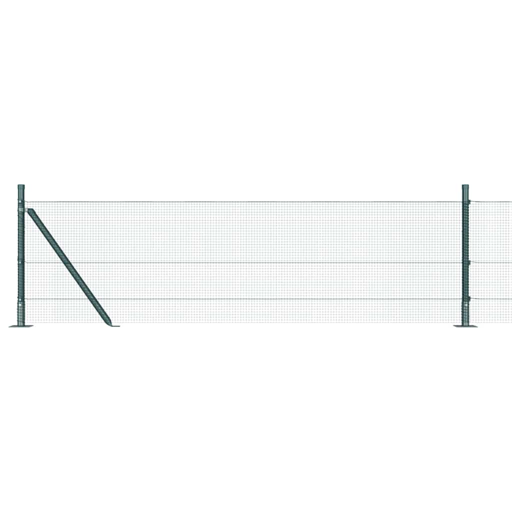 Zavareno žičano ogradno mreža s betonskom podlogom 100 x 0,4 m