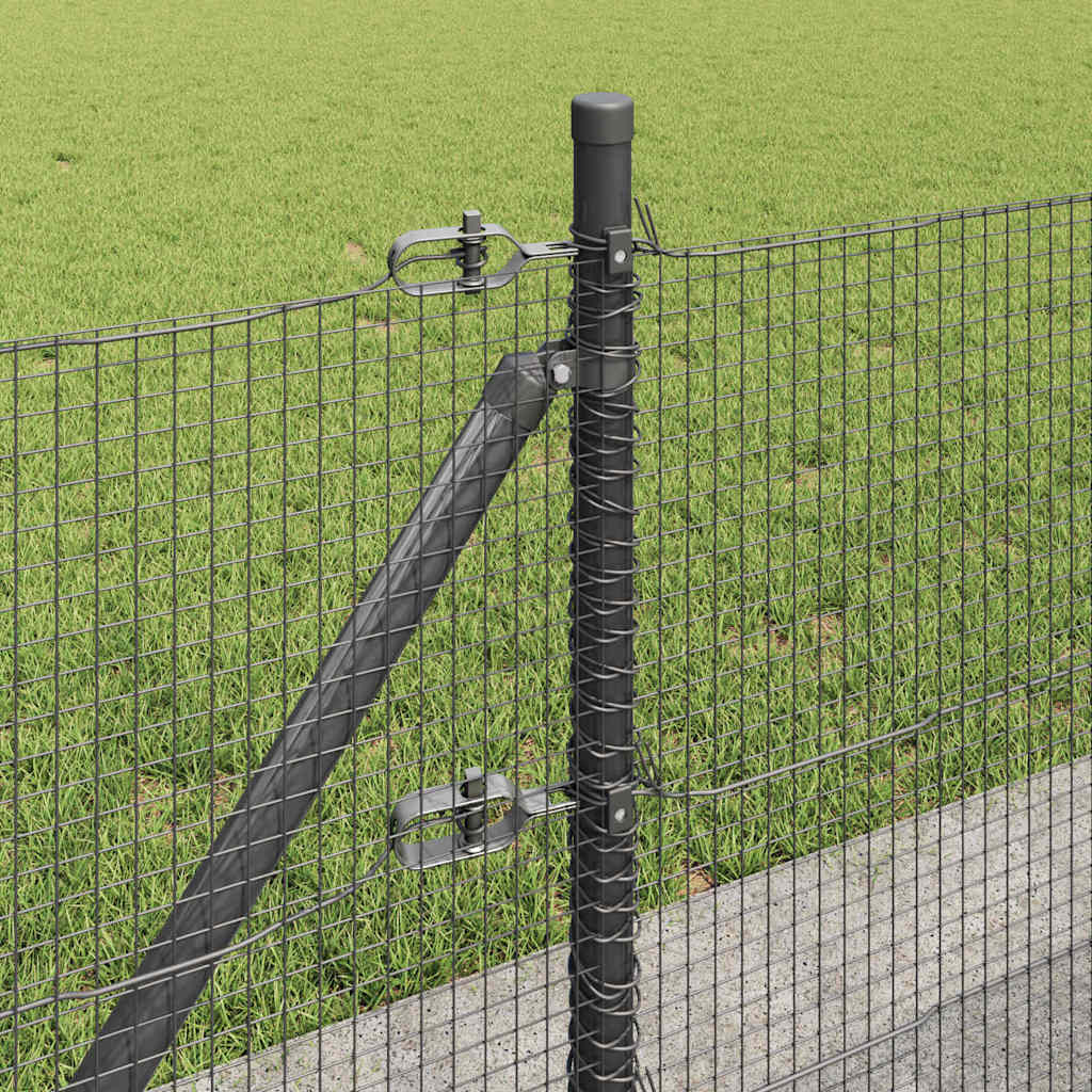 Zavareno žičano ogradno mreža s betonskom podlogom 10 x 0,6 m