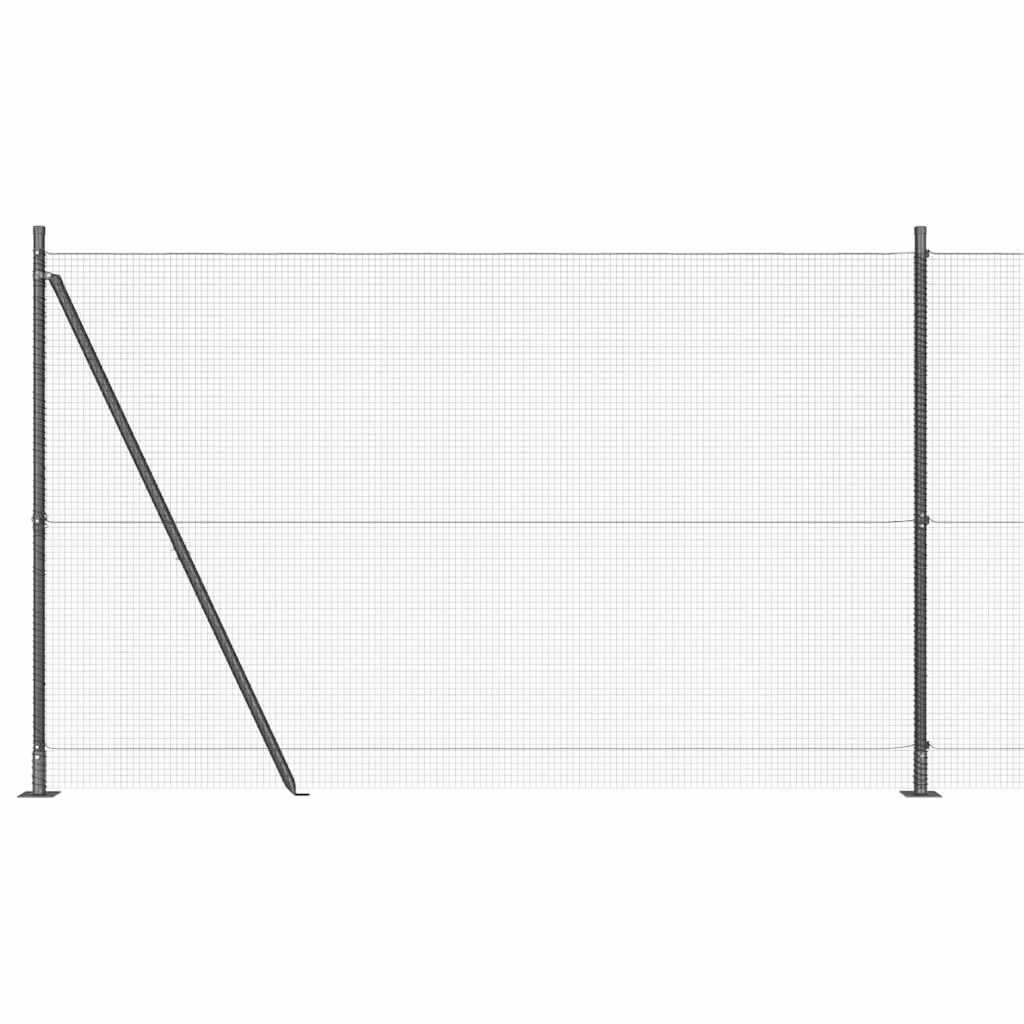 Zavareno žičano ogradno mreža s betonskom podlogom 10 x 1,4 m