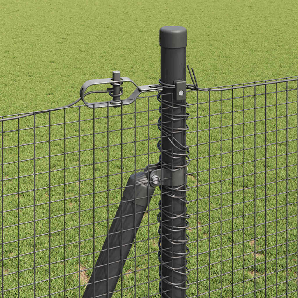 Zavareno žičano ogradno mreža s betonskom podlogom 10 x 1,5 m