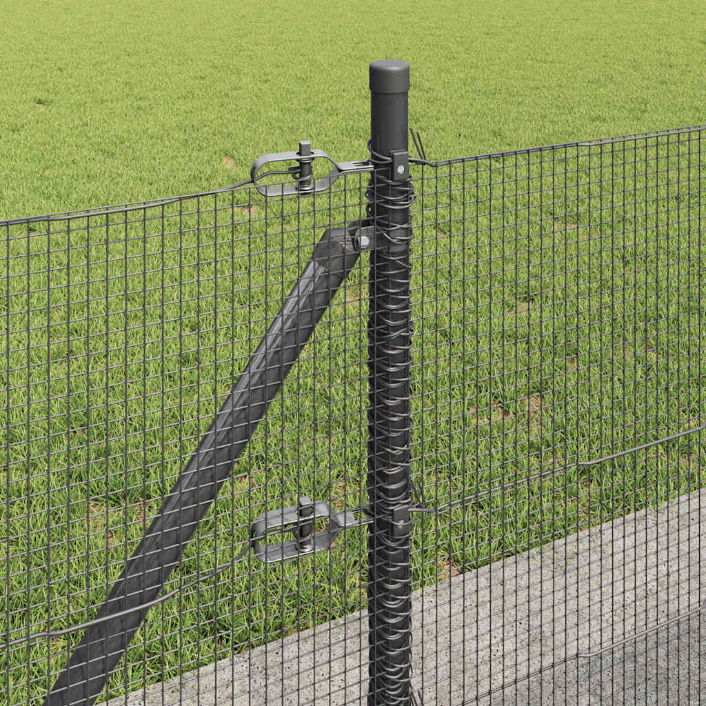 Zavareno žičano ogradno mreža s betonskom podlogom 25 x 0,5 m