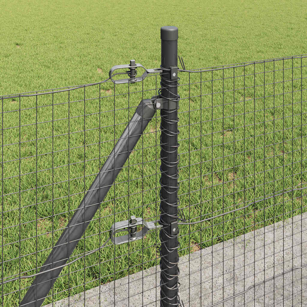 Zavareno žičano ogradno mreža s betonskom podlogom 25 x 0,6 m