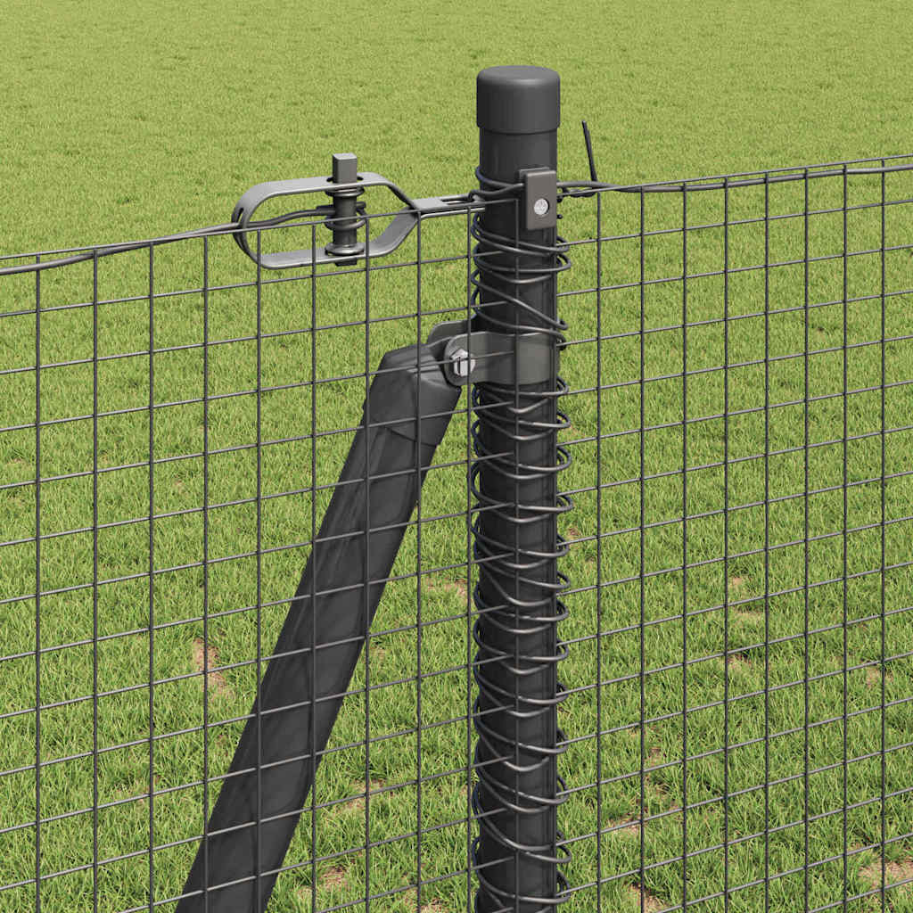 Zavareno žičano ogradno mreža s betonskom podlogom 25 x 1,2 m