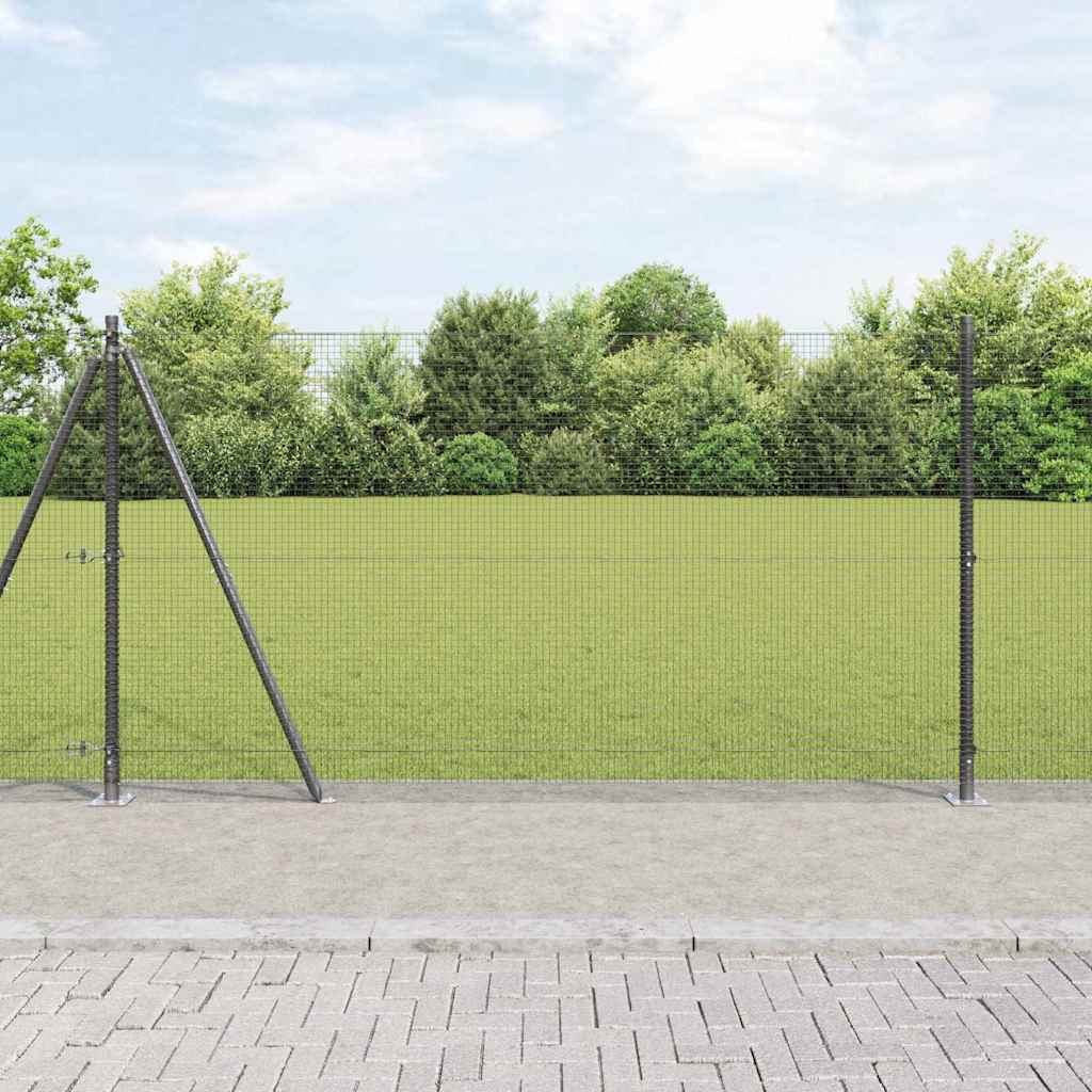 Zavareno žičano ogradno mreža s betonskom podlogom 50 x 1,2 m