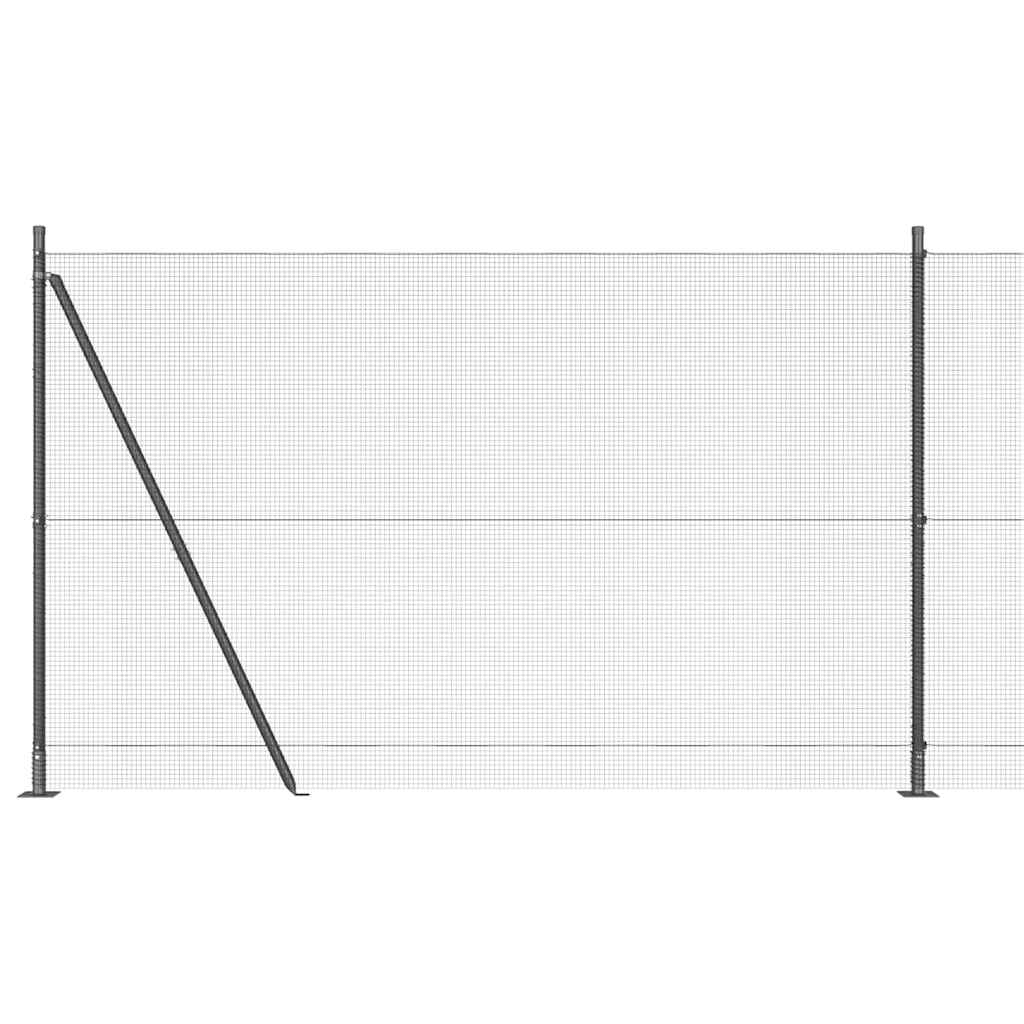 Zavareno žičano ogradno mreža s betonskom podlogom 50 x 1,4 m