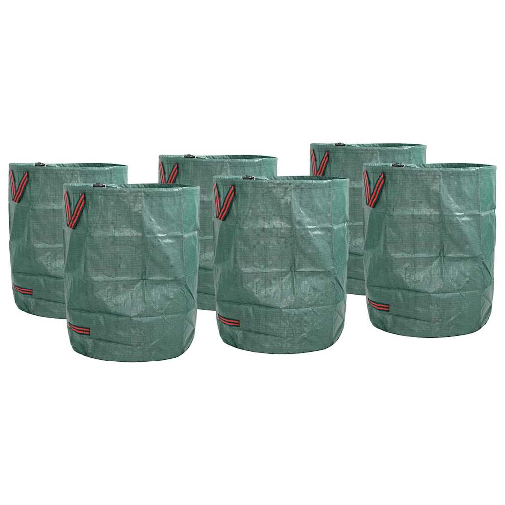 Vreće za otpad u vrtu 12 pcs Zelena 66 x 66 x 83,5 cm