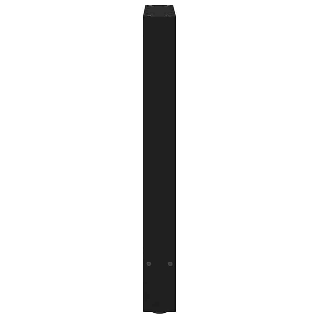 Noge za blagovaonski stol Crne 2 kom 60 x (72-73) cm Čelik