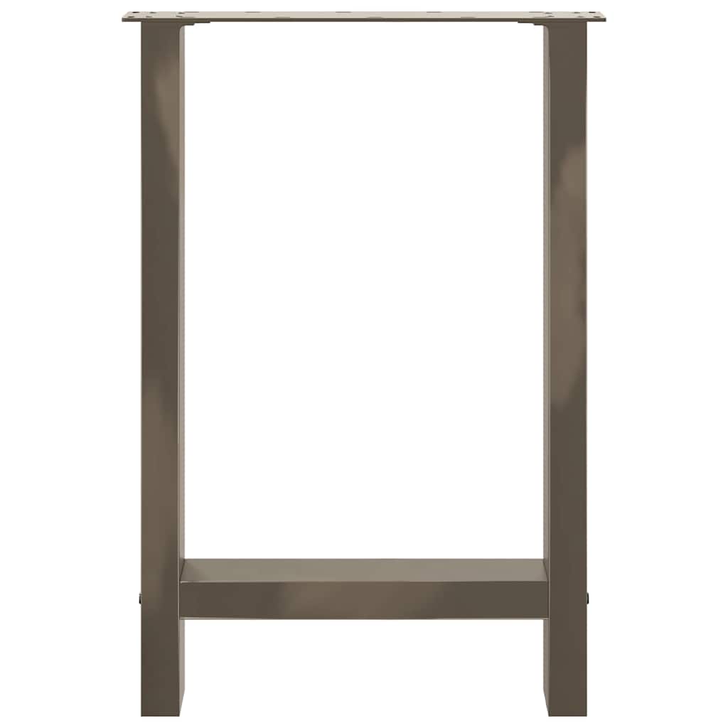 Noge za blagovaonski stol Prirodni čelik 2 kom 60 x (72-73) cm Čelik