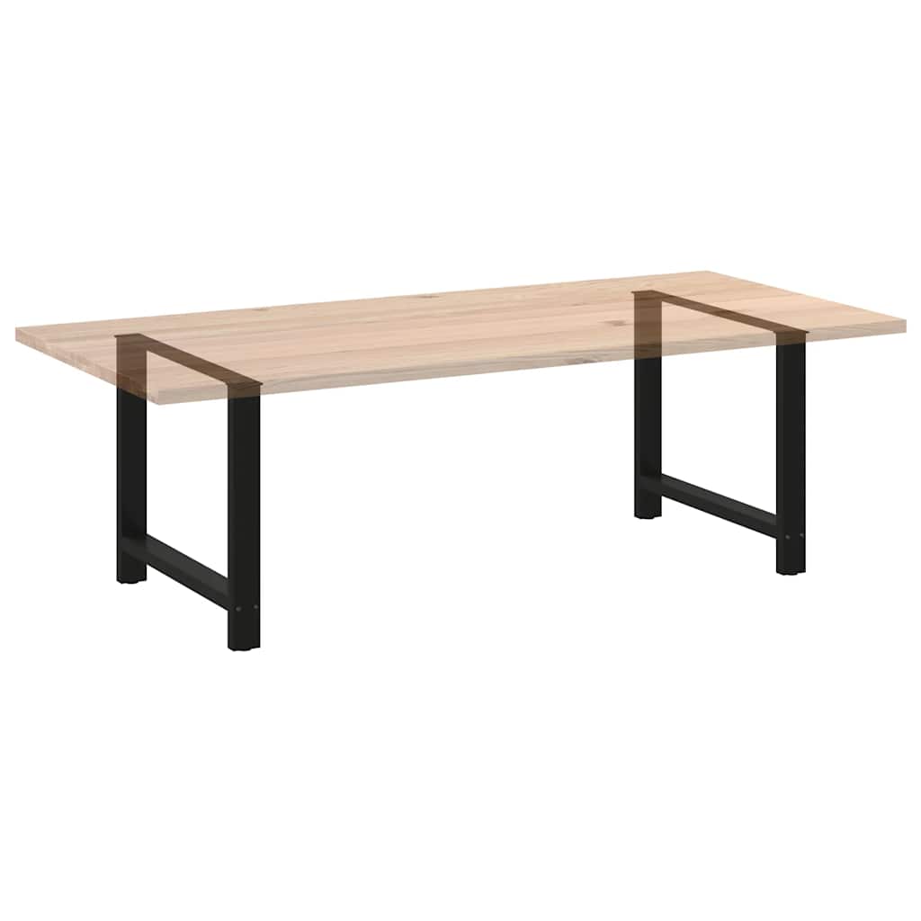 Noge za blagovaonski stol Crne 2 kom 100 x (72-73) cm Čelik