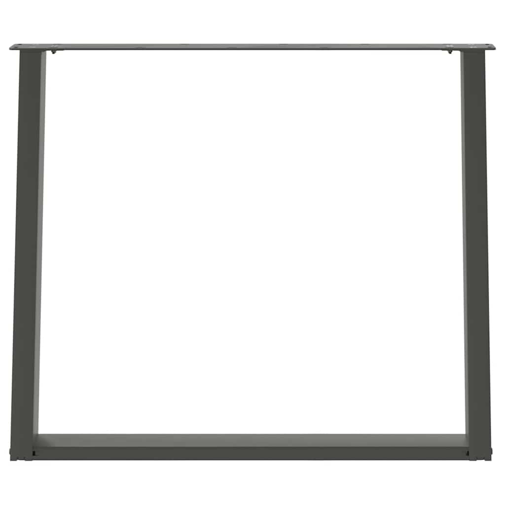 Noge za blagovaonski stol U-oblik 2 kom antracit 100 x (72-73) cm čelik