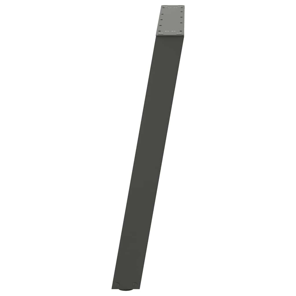 Noge za blagovaonski stol U-oblik 2 kom antracit 100 x (72-73) cm čelik