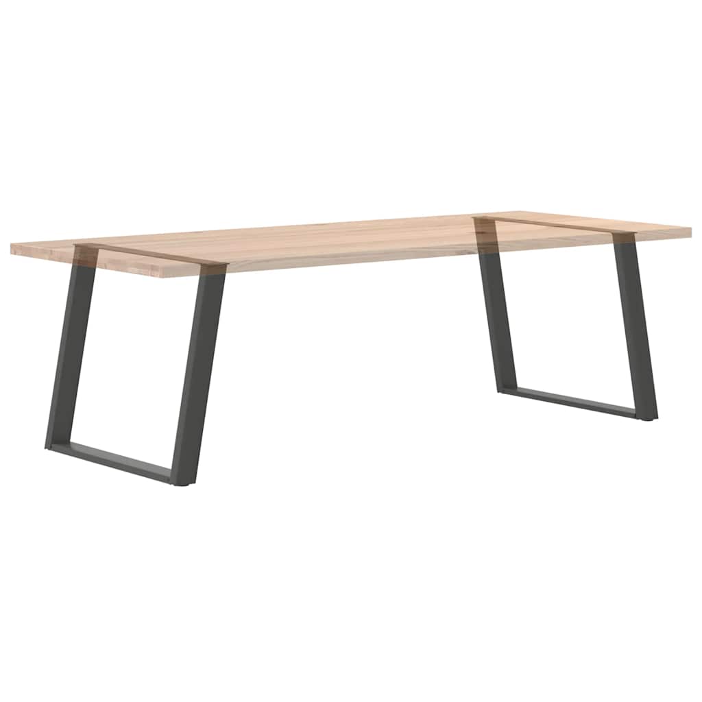 Noge za blagovaonski stol U-oblik 2 kom antracit 100 x (72-73) cm čelik