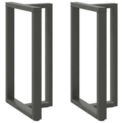 Noge za barski stol T-oblika 2 kom antracit 60x35x(100-101) cm čelik