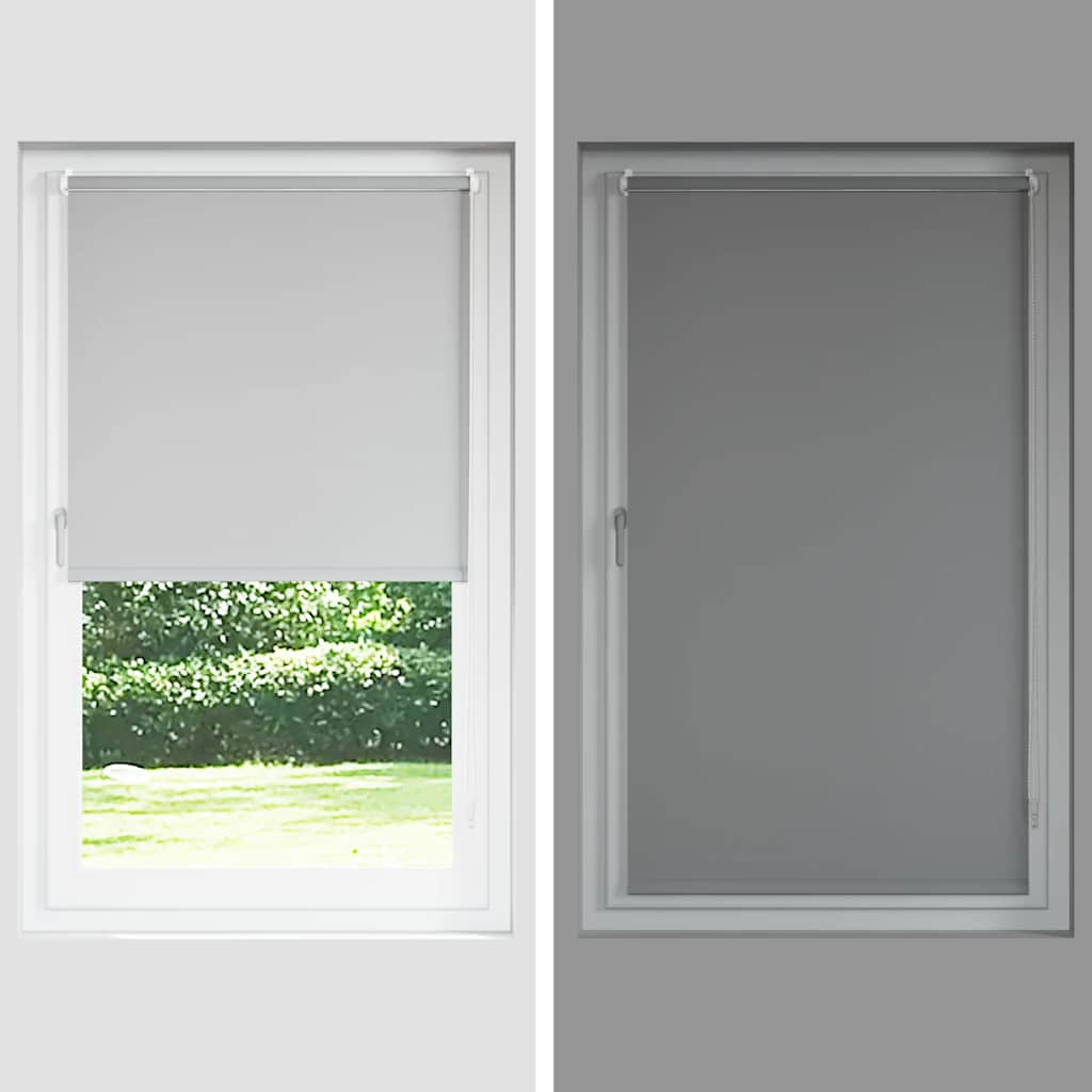 Rolo zavjesa Blackout siva 130x130 cm Širina tkanine 126,6 cm