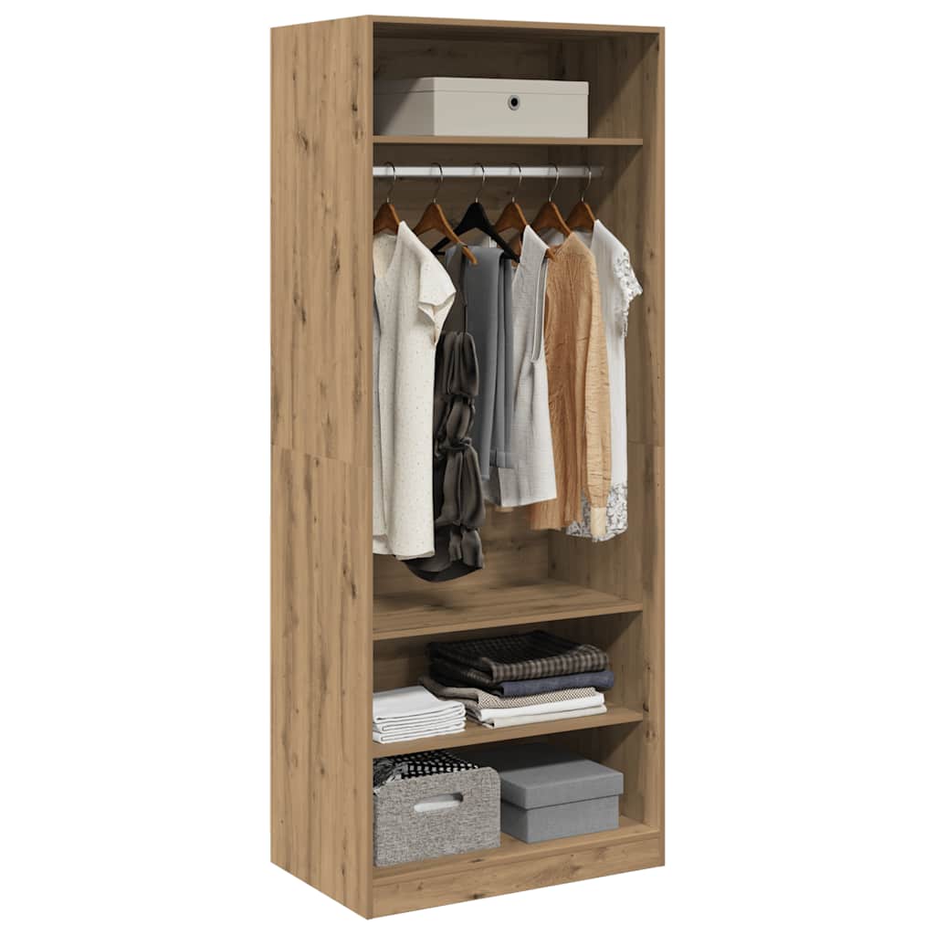 Ormar boja artisian hrast 80x50x200 cm konstruirano drvo