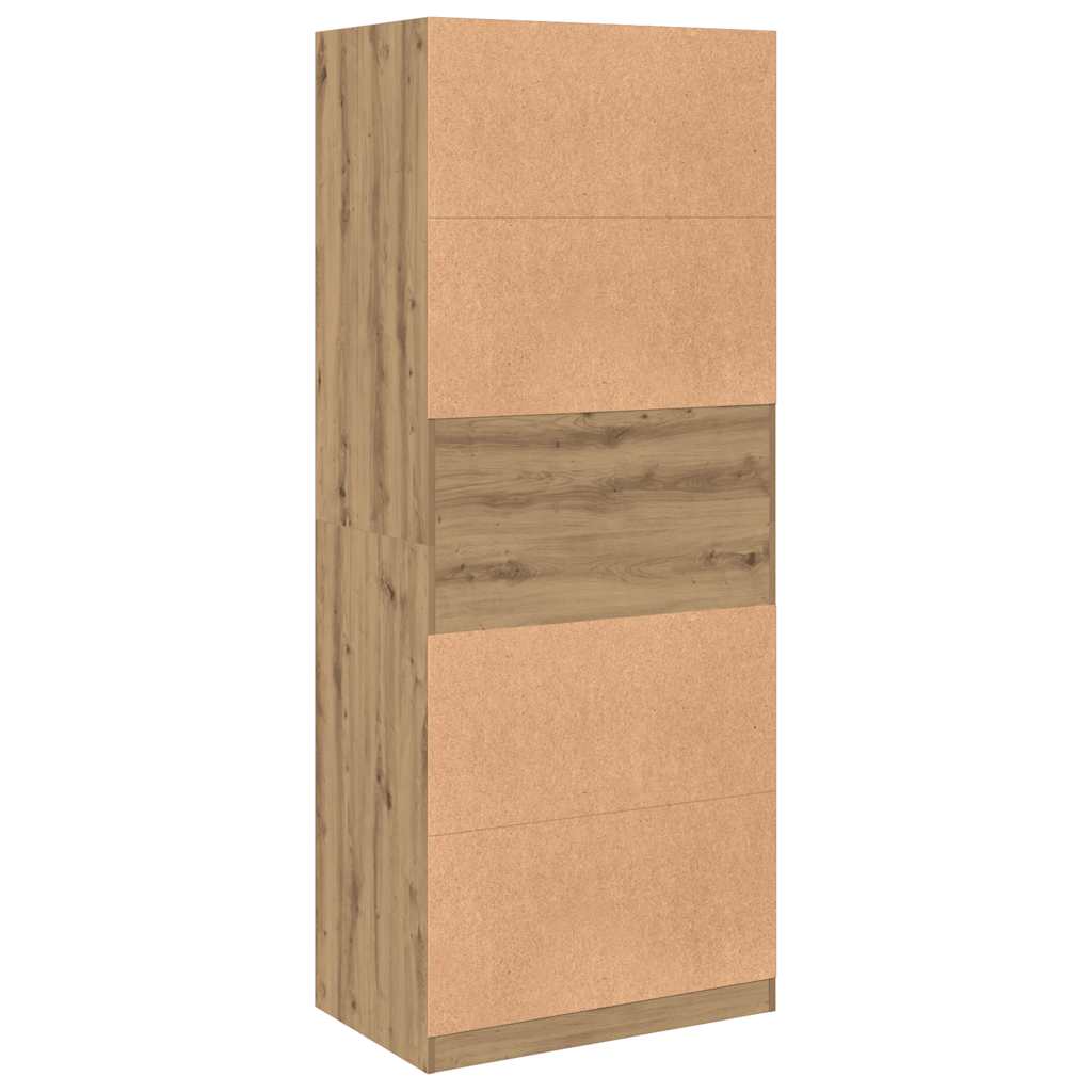 Ormar boja artisian hrast 80x50x200 cm konstruirano drvo