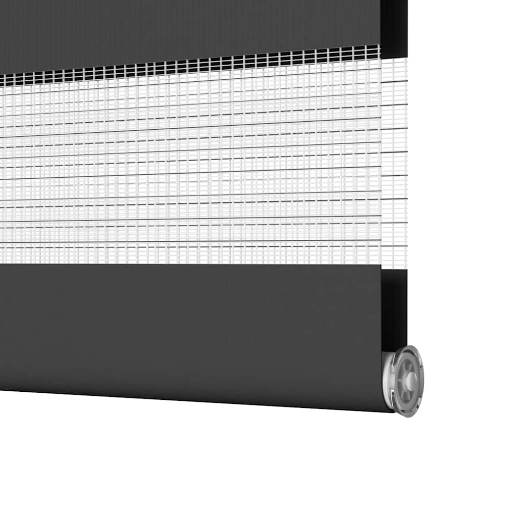 Zavjesa zebra crna 95x230 cm širina tkanine 90,9 cm poliester