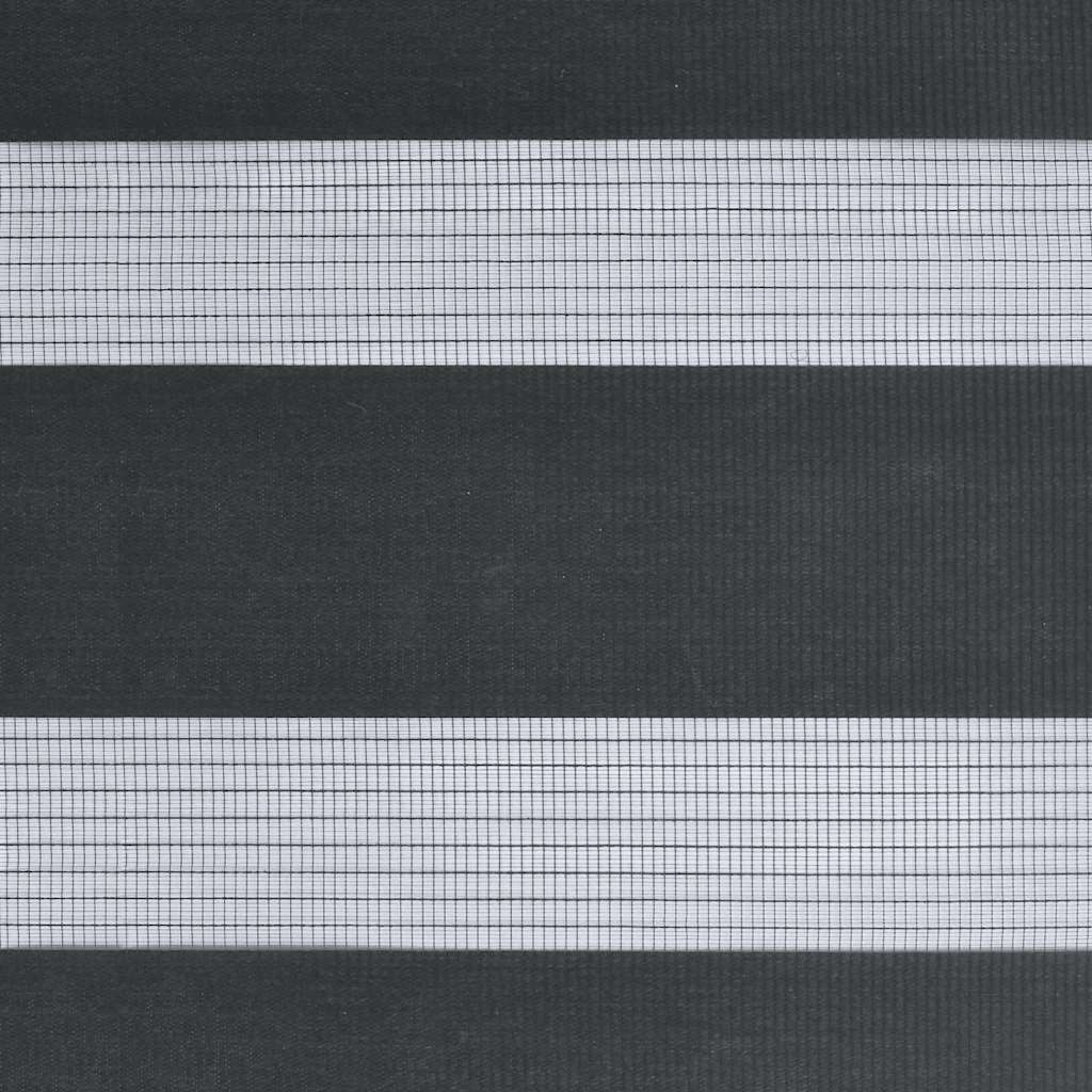 Zavjesa zebra crna 95x230 cm širina tkanine 90,9 cm poliester