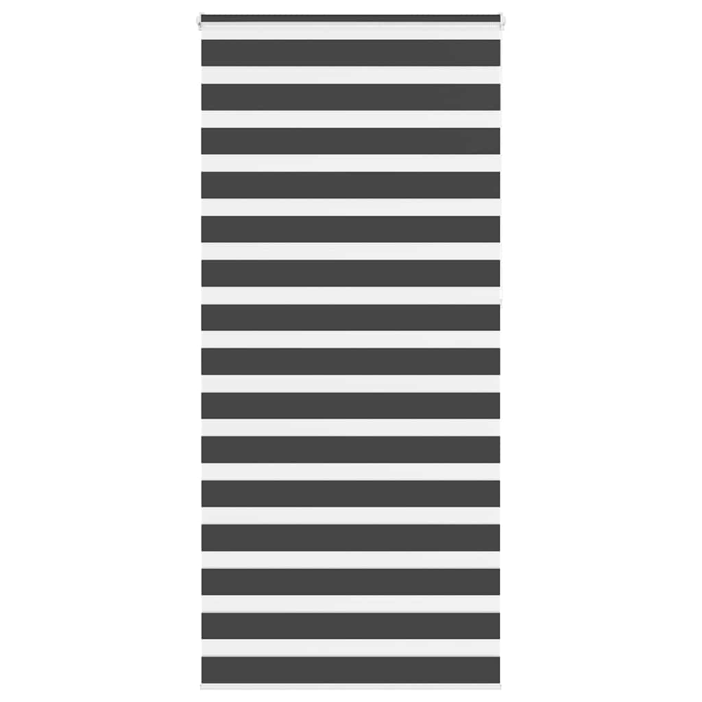 Zavjesa zebra crna 100x230 cm širina tkanine 95,9 cm poliester