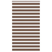 Zebra zavjesa Smeđa 125x200 cm Širina tkanine 120,9 cm Poliester