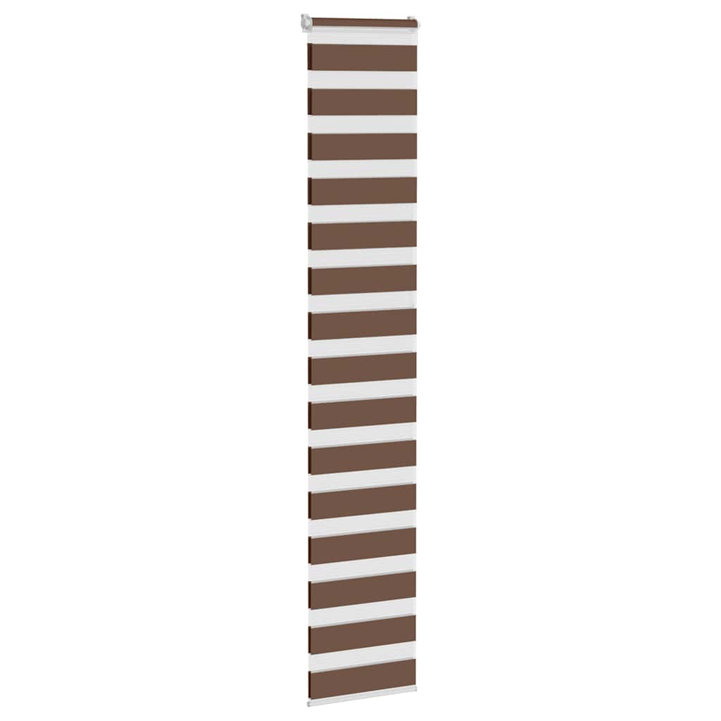 Zebra zavjesa smeđa 50x230 cm širina tkanine 45,9 cm poliester