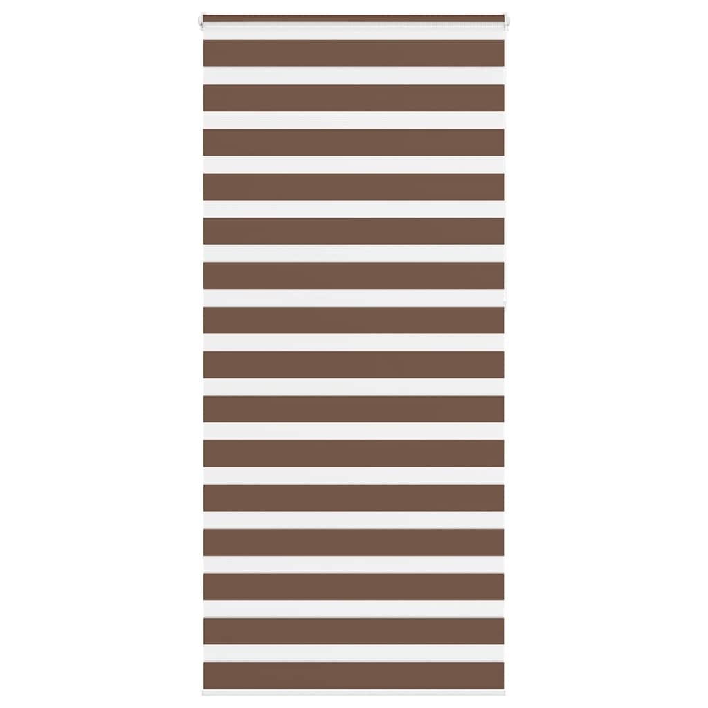 Zebra zavjesa smeđa 105x230 cm širina tkanine 100,9 cm poliester