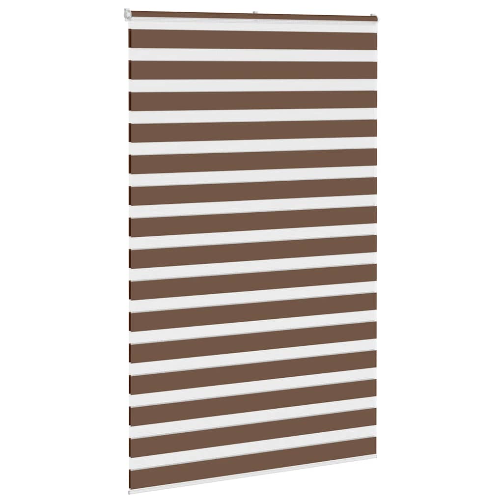 Zebra zavjesa Smeđa 145x230 cm Širina tkanine 140,9 cm Poliester