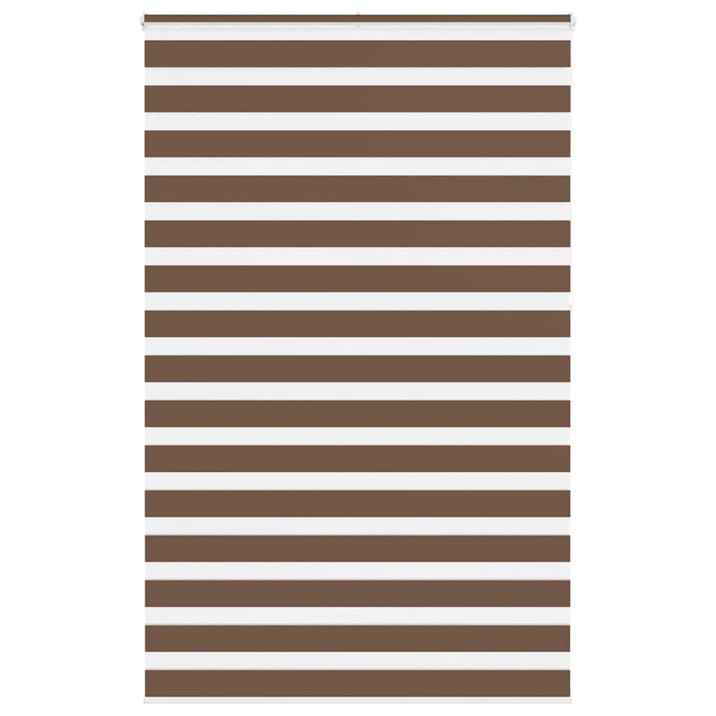 Zebra zavjesa Smeđa 150x230 cm Širina tkanine 145,9 cm Poliester