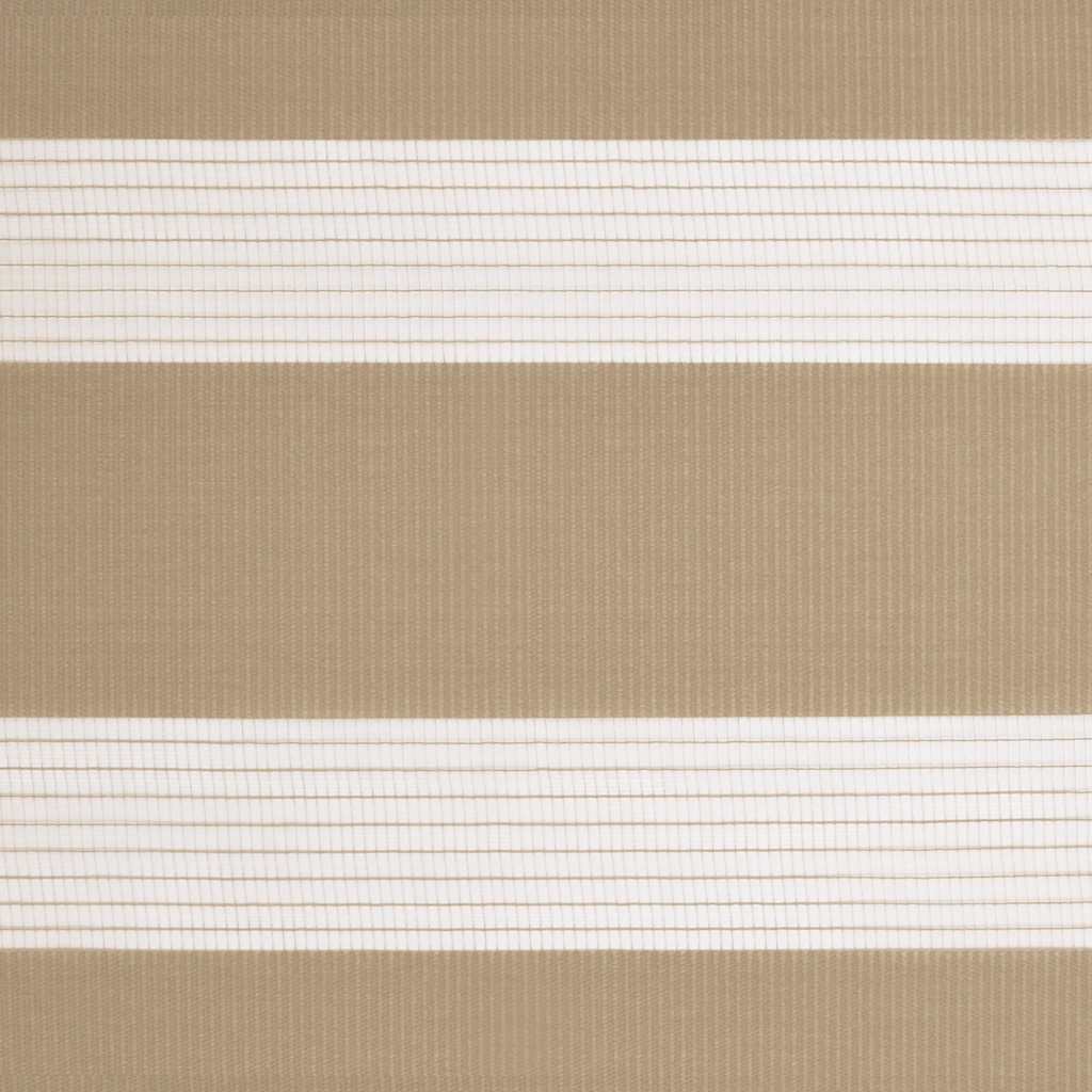 Zebra zavjesa Pješčano smeđa 80x100 cm Širina tkanine 75,9 cm Poliester