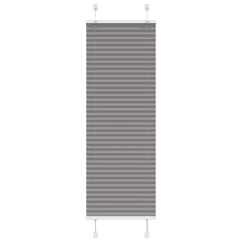 Plisirana roleta antracit 45x150 cm širina tkanine 44,4 cm