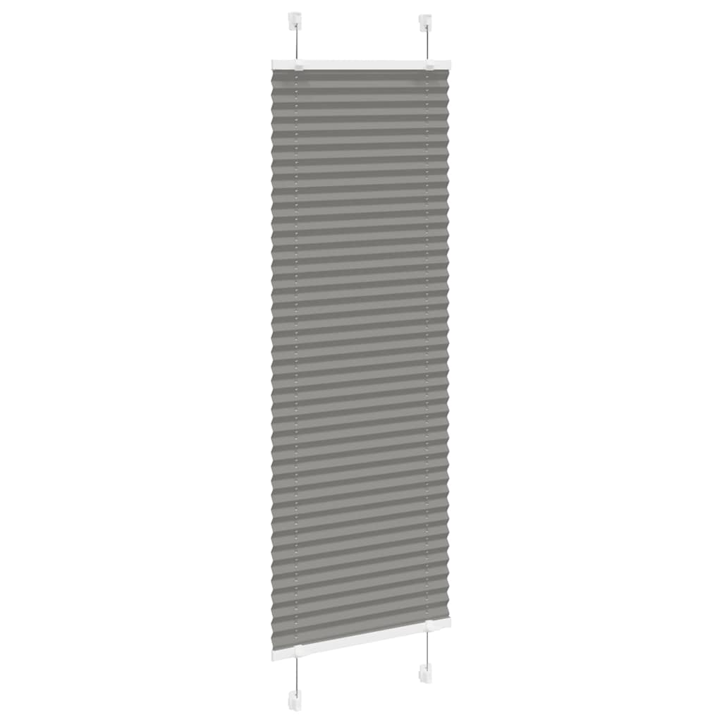 Plisirana roleta antracit 45x150 cm širina tkanine 44,4 cm
