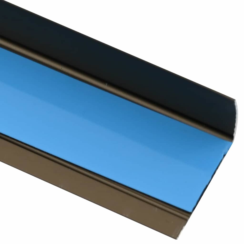 Profili za rubove stepenica 30 pcs Smeđa 67 x 3 x 2 cm Aluminij