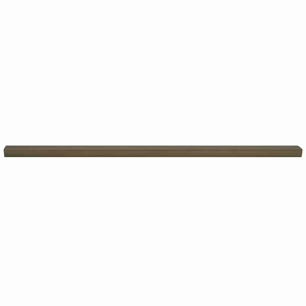 Profili za rubove stepenica 30 pcs Smeđa 67 x 3 x 2 cm Aluminij