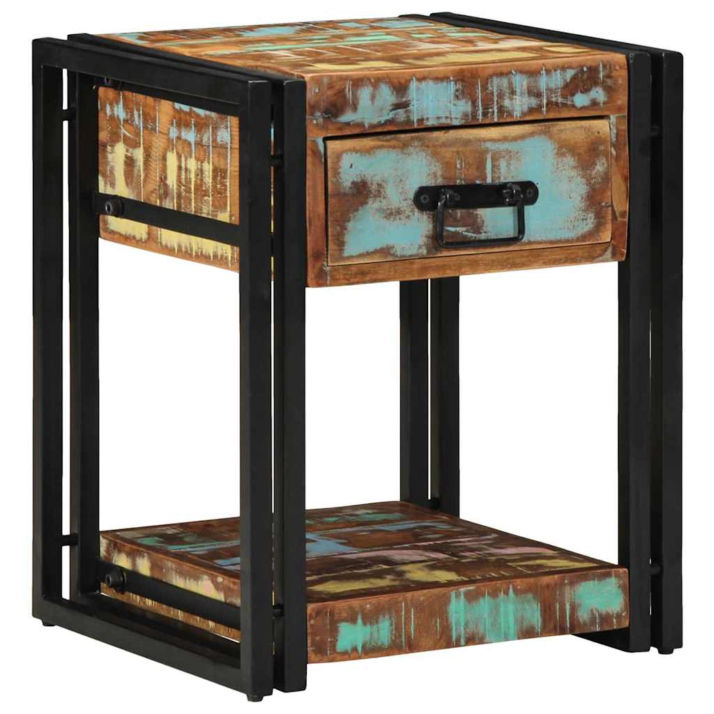 Noćni ormar 2 pcs 40 x 40 x 50 cm Čvrsto drvo iz reciklaže